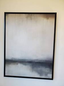 lot 88 image: Framed Giclee on Canvas Night is Falling II