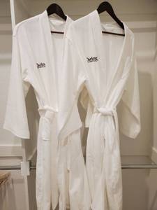 lot 108 image: Pair of Darling Homes Monogrammed Robes
