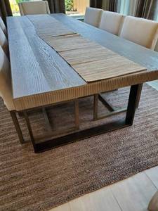 lot 125 image: Modern Robards Rectangular Dining Table by Universal