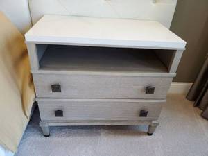 lot 96 image: Playlist 2-Drawer Nightstand by Universal