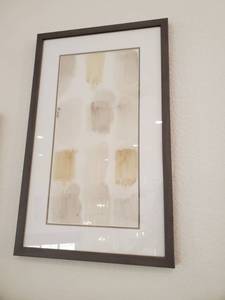 lot 159 image: Framed Print with Glass Rhythmic Echo