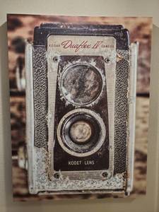 lot 194 image: Vintage Photo Print on Canvas - Kodak Duaflex IV Camera
