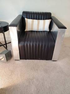 lot 163 image: Industrial Style Club Chair