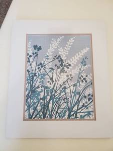 lot 77 image: Print with Mat Signed by Kris Ruff Meadow II