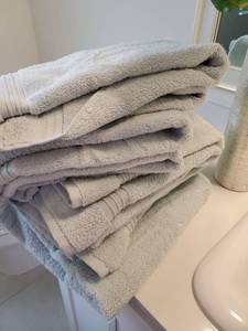 lot 91 image: Group of Aqua Cotton Towels
