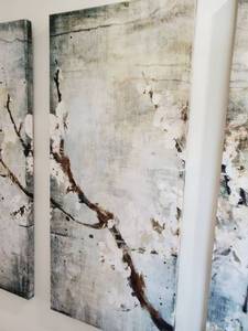 lot 95 image: Cherry Blossom Giclee on Canvas Blooming III