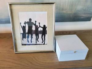 lot 113 image: Storage Box & Nicole Miller Home Frame