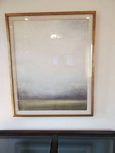 lot 40 image: Framed Print with Linen Mat Early Morning Fog II