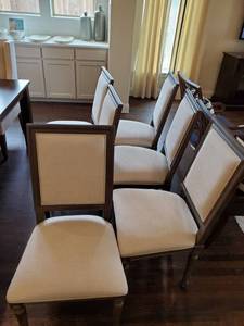 lot 91 image: Universal Bergere Dining Chairs