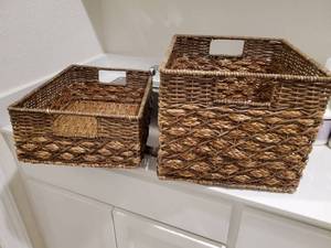 lot 145 image: Two Woven Baskets