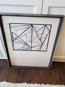 lot 162 image: Framed Art on Paper Convex 1
