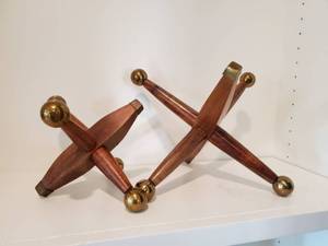 lot 166 image: Pair of Decorative Wood Jacks