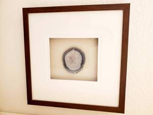 lot 188 image: Framed Agate by Tozai Home