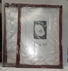 lot 1009 image: 2 Wooden Poster Frames