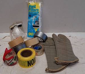 lot 1018 image: Assorted Tape &amp Misc. Items