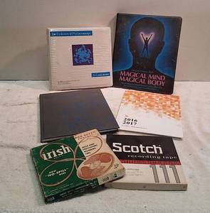 lot 1063 image: tapes and yearbooks