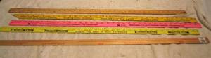 lot 1129 image: 5 Yardsticks