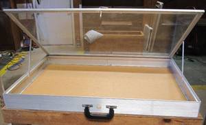 lot 1146 image: Aluminum Display Case