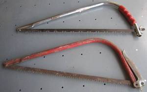 lot 1190 image: 2 bow saws