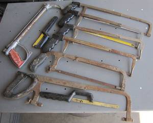 lot 1191 image: Hack saws