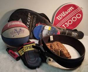 lot 1260 image: Sports items