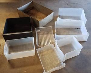 lot 1296 image: garage storage bins