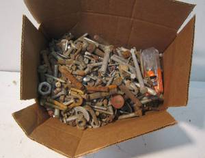lot 1342 image: Box of Nuts &amp Bolts