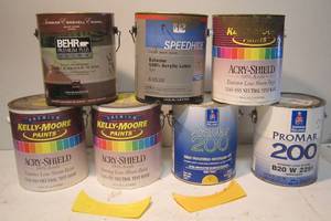 lot 1343 image: Gallons of Paint