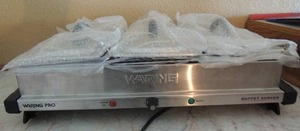 lot 76 image: WARING PRO BUFFET SERVER  - 3 SECTIONS