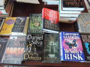 lot 122 image: Large lot of Daniel Silva romance novels, Phyllis A. Whiney and many more
