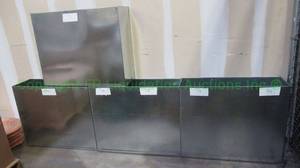 lot 13 image: Galvanized sheet metal storage bins 4 total