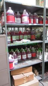 lot 15 image: Metal utility shelf unit (Contents not included)