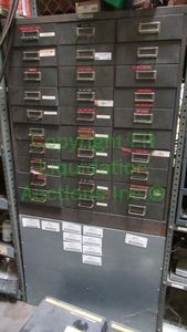 lot 21 image: Steelmaster metal utility drawer cabinet plus contents