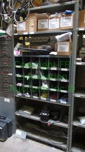 lot 24 image: Metal utility shelf unit (Contents not included)