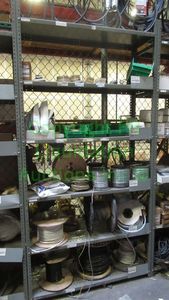 lot 28 image: Metal utility shelf unit (Contents not included)