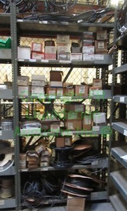 lot 30 image: Metal utility shelf unit (Contents not included)