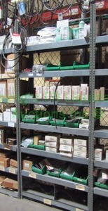 lot 47 image: Metal utility shelf. Contents not included