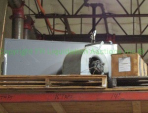 lot 87 image: Electric squirrel cage motor plus as shown