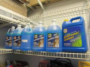 lot 301 image: NAPA windshield washer fluid and Antifreezecoolant