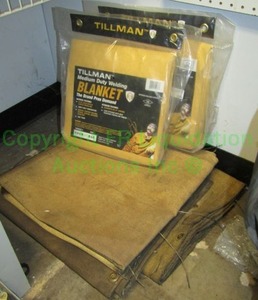 lot 281 image: Tillman medium duty welding blankets in original packs and more as shown