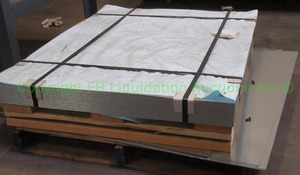 lot 123 image: Galvanized sheet metal panels 48 x 39.5, 150 panels