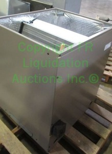 lot 152 image: Johnson controls full cased CU flex coil model FC60D3XC1A. 28 x 22 x 24