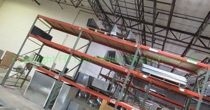 lot 169 image: All contents of pallet rack. Rack not included