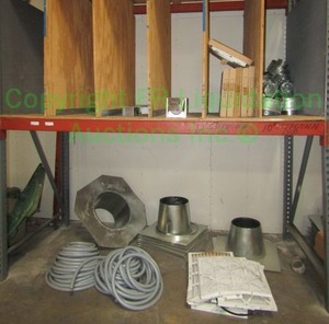 lot 238 image: Contents of floor and shelf as shown