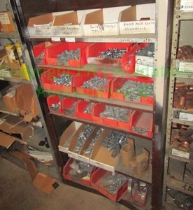 lot 227 image: Contents of 6 shelves including assorted hardware