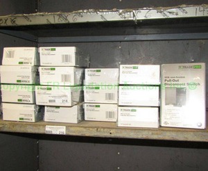 lot 214 image: Trade Pro 60A Non-fusible pull-out disconnect swithces