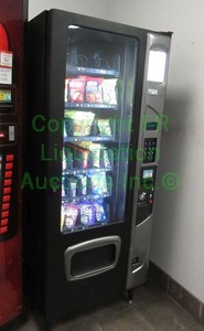 lot 382 image: Wittern snackcandy vending machine model 3573. 72 x 29 x 35