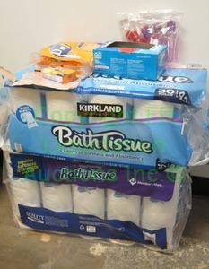 lot 321 image: Kirkland bath tissue and more