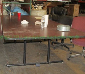 lot 363 image: Laminate top conference table