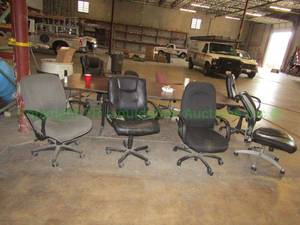 lot 364 image: Assorted office chairs varying conditions as shown